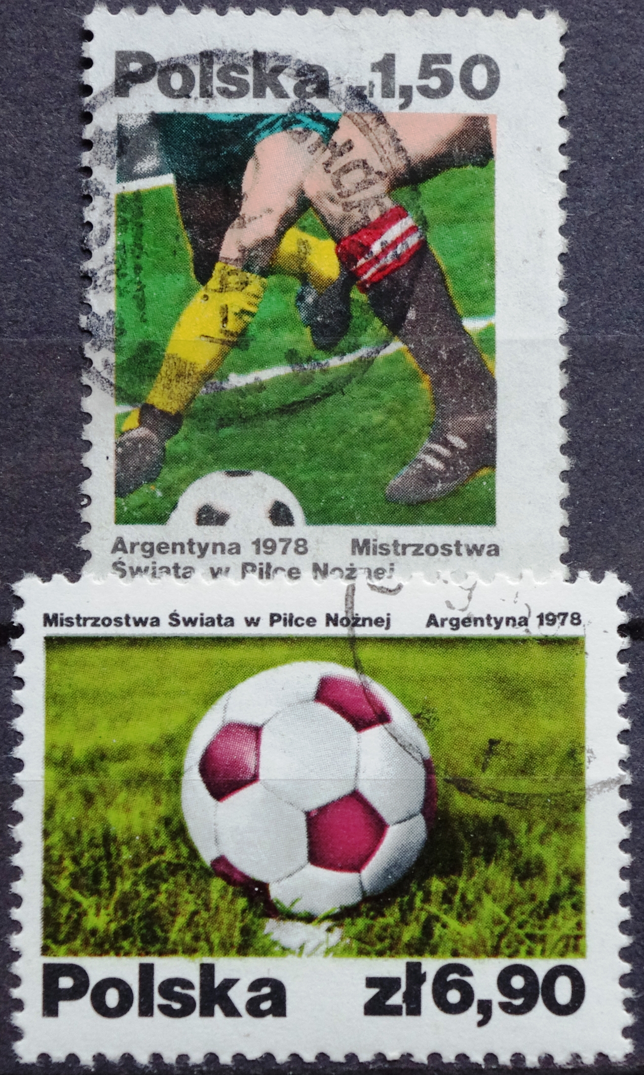 Pašto ženklų serija. Lenkija. 1978 metų Pasaulio futbolo čempionatas Argentinoje