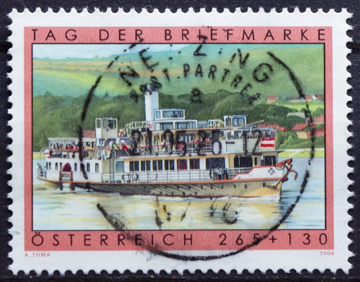 Pašto ženklas, Austrija. Pašto ženklo diena.