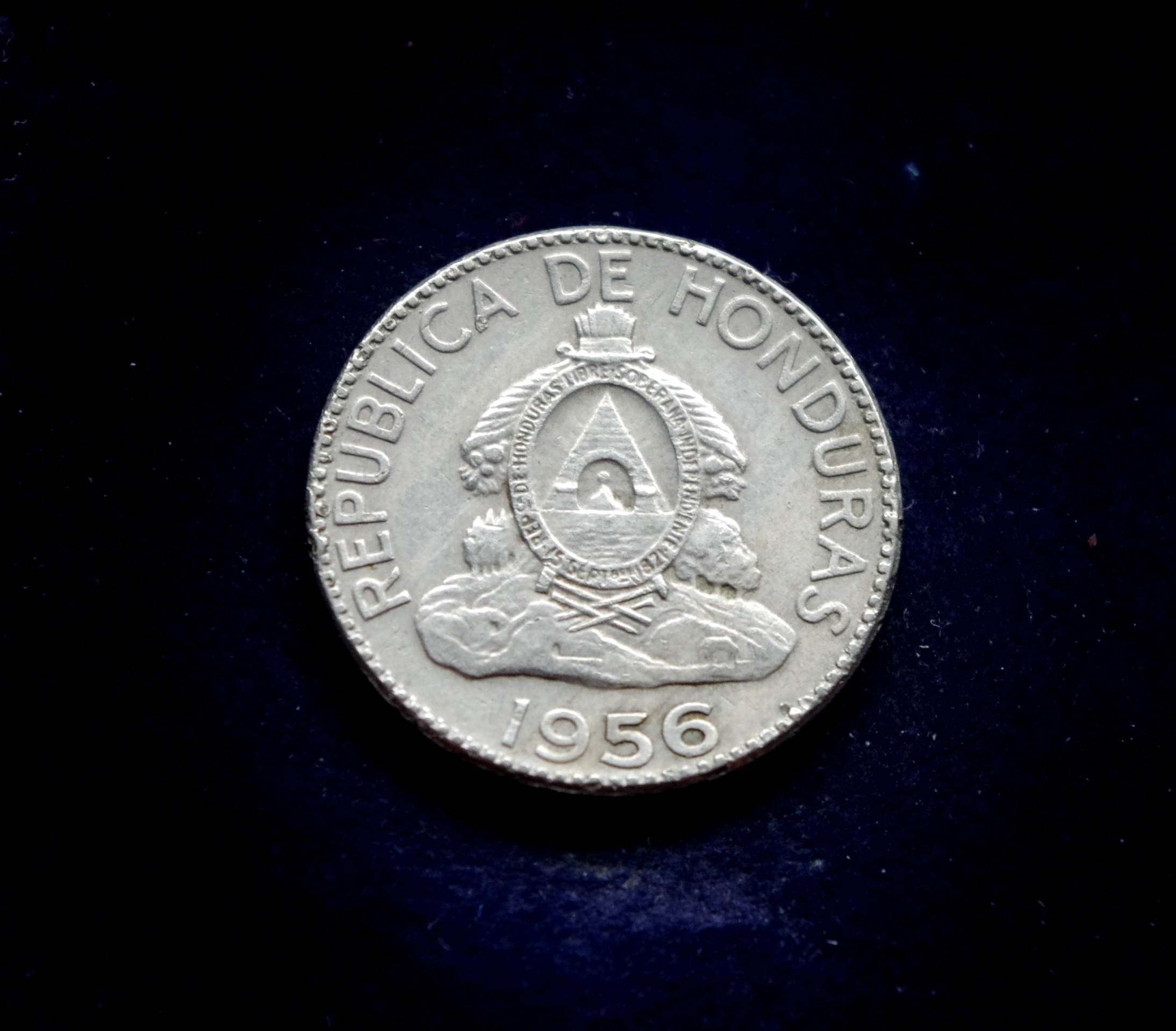 Hondūro 5 sentavų moneta