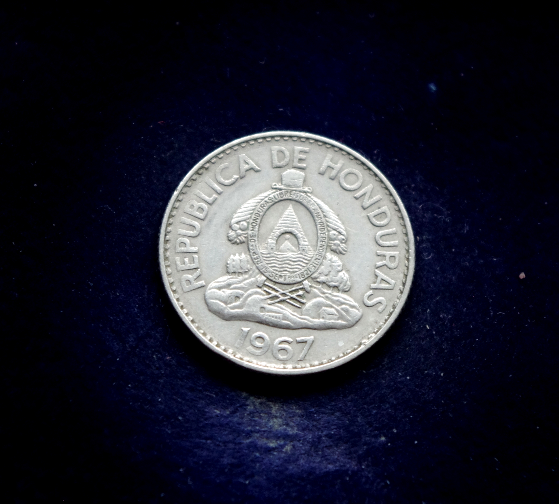 Hondūro 20 sentavų moneta