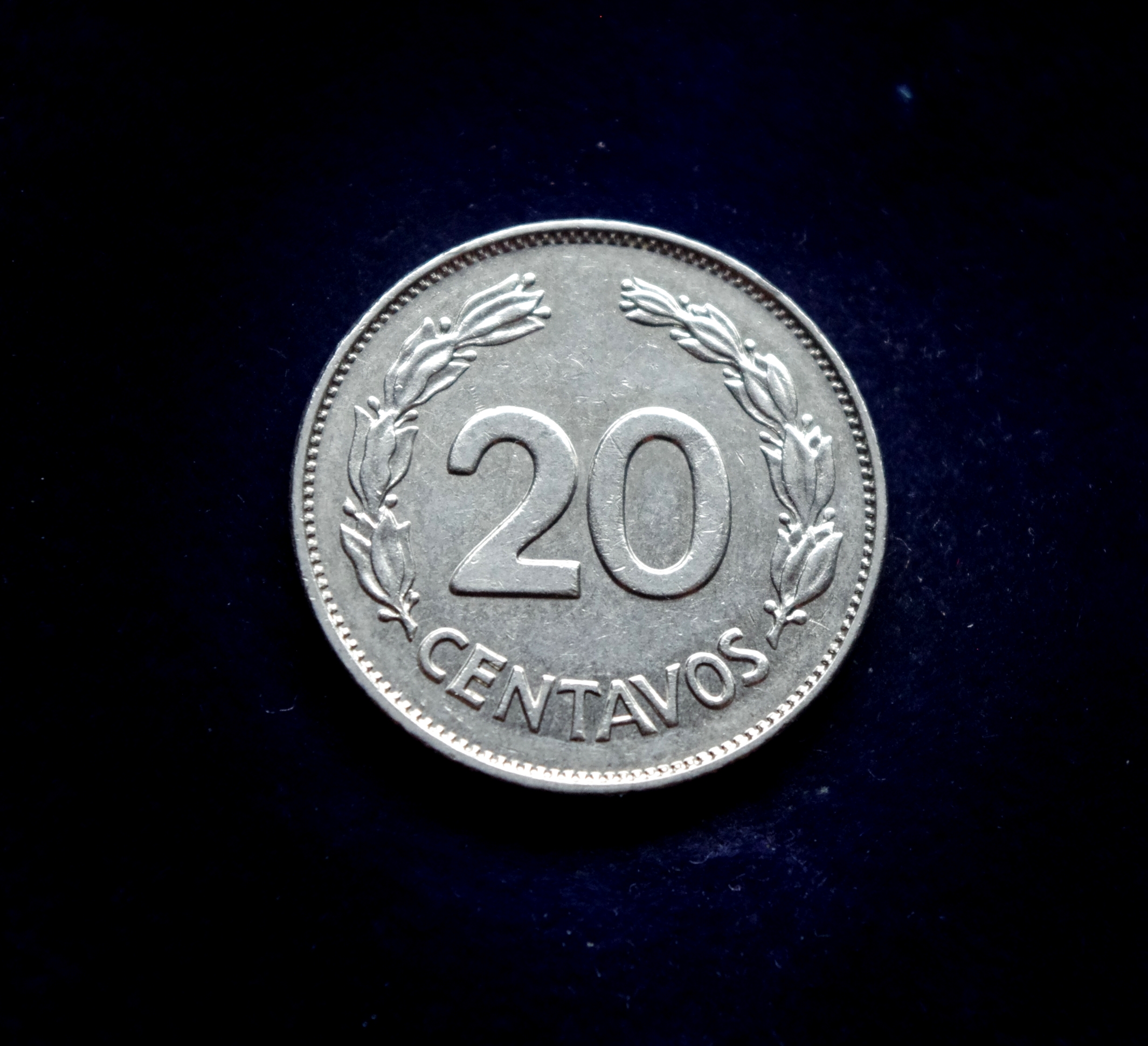 Ekvadoro 20 sentavų moneta