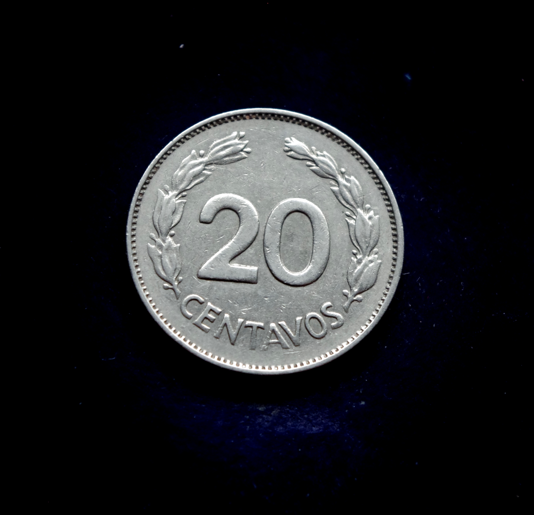 Ekvadoro 20 sentavų moneta