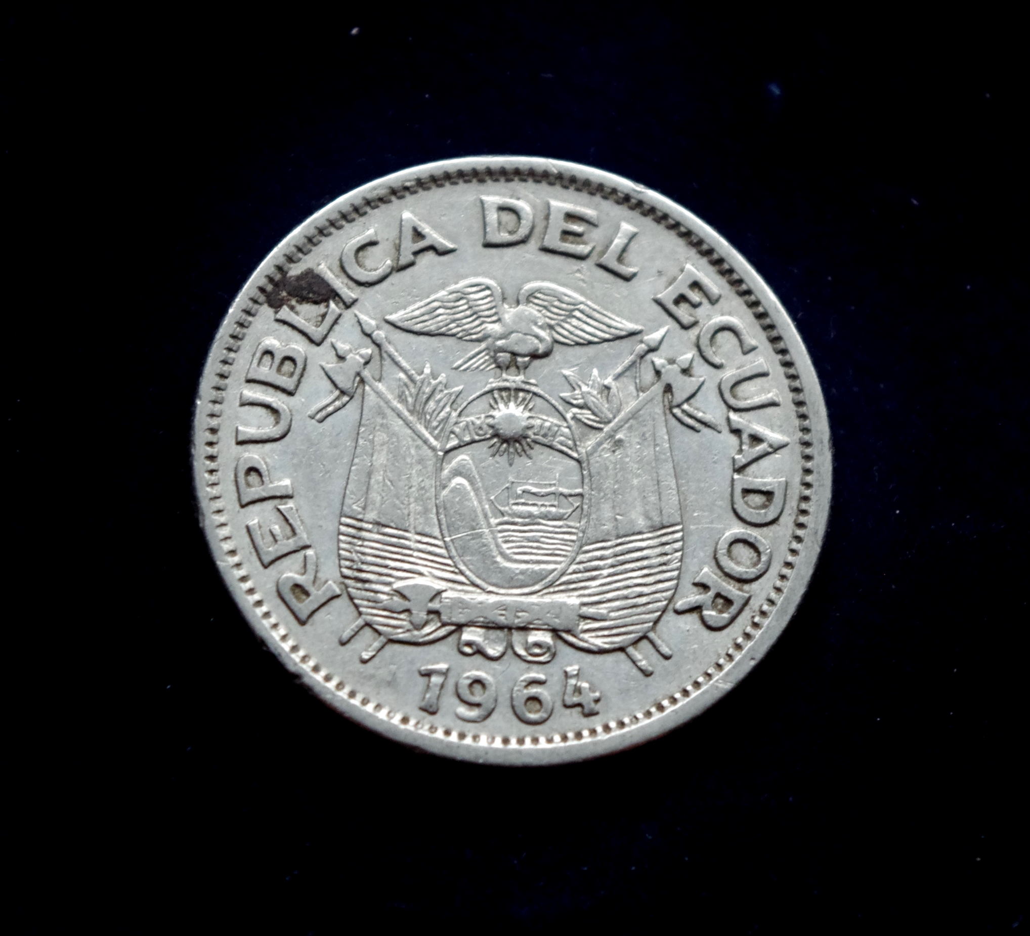 Ekvadoro 1 sukrės moneta