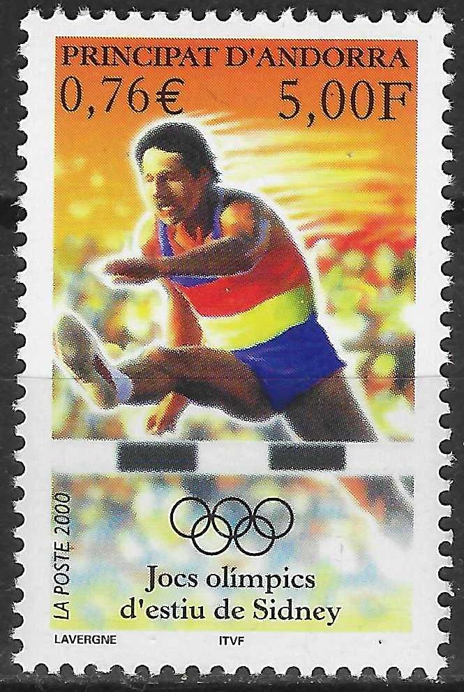 Pašto Ženklas, Andora. 2000 m. vasaros olimpinės žaidynės Sidnėjuje, Australijoje