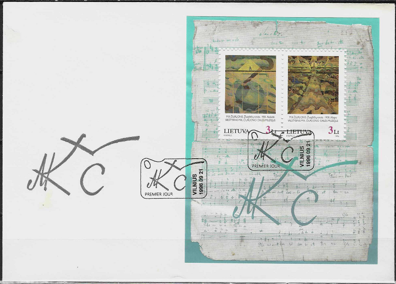 Pirmos dienos vokas. M. K. Čiurlionio kūryba