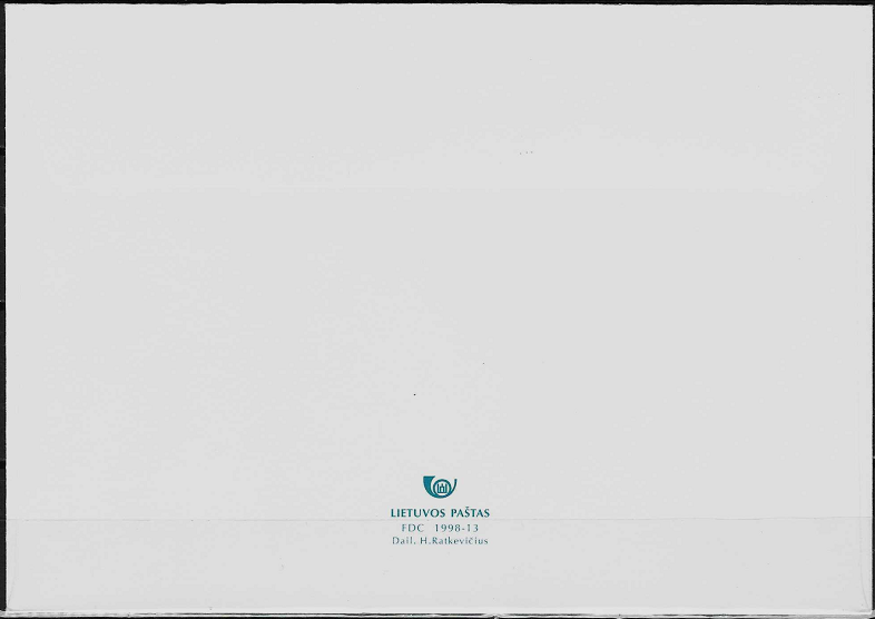 Pirmos dienos vokas. Lietuvos paštui 80 metų