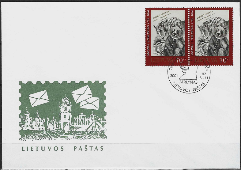 Proginis vokas. 2001 m. tarptautinė filatelijos paroda Berlyne 