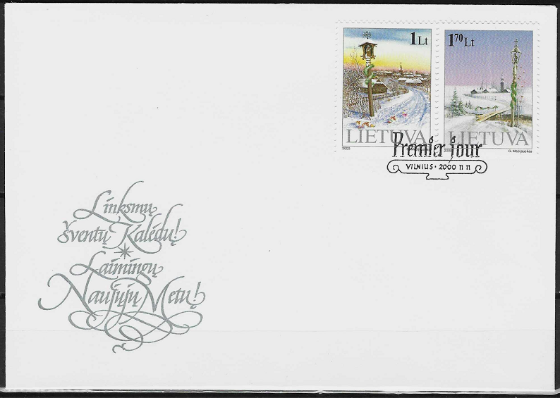 Pirmos dienos vokas. Šv. Kalėdos ir Naujieji Metai