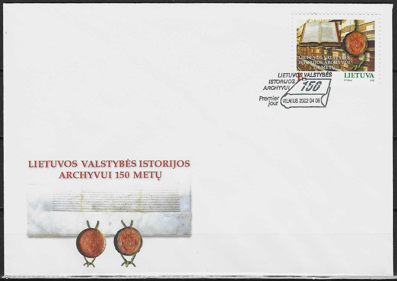 Pirmos dienos vokas. Lietuvos valstybės istorijos archyvui 150 metų