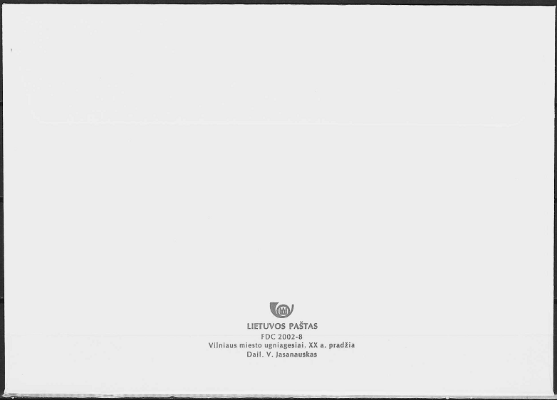 Pirmos dienos vokas. Vilniaus priešgaisrinės apsaugos tarnybai 200 metų