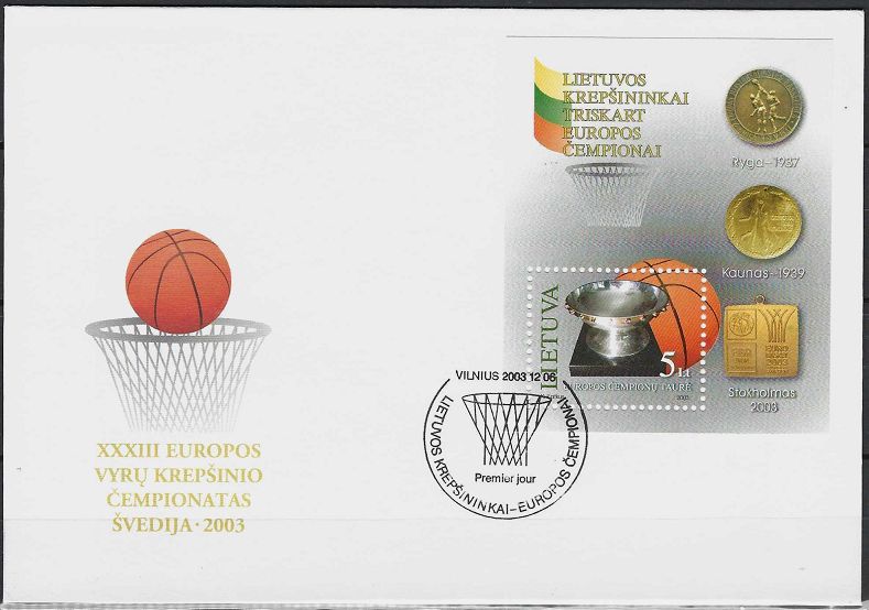 Pirmos dienos vokas. Lietuvos krepšininkai 3 kart Europos čempionai