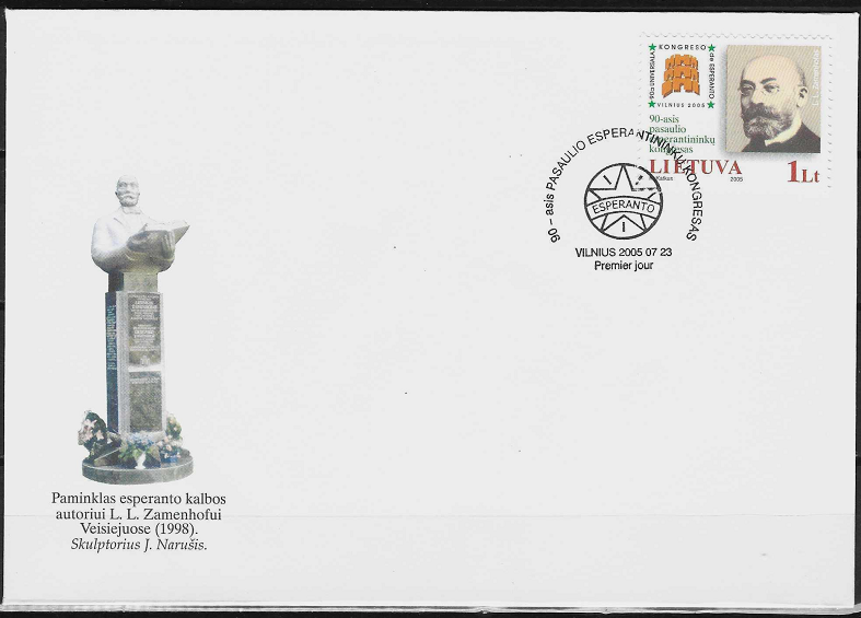 Pirmos dienos vokas. 90-asis pasaulio esperantininkų kongresas. L. Zamenhofas