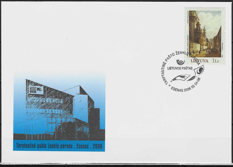 Kolekcinis vokas. 2006 m. tarptautinė pašto ženklų paroda Esene, Vokietijoje