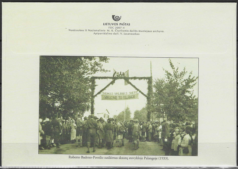 Pirmos dienos vokas. EUROPA: Skautai