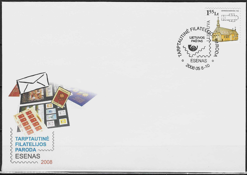 Kolekcinis vokas. 2008 m. tarptautinė pašto ženklų paroda Esene, Vokietijoje