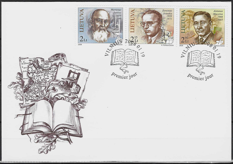 Pirmos dienos vokas. Žymūs žmonės: Martynas Jankus, Zenonas Ivinskis, Antanas Maceina