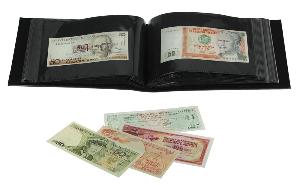 Universalus albumas banknotams, vokams, nuotraukoms ar atvirlaiškiams SAFE Standart