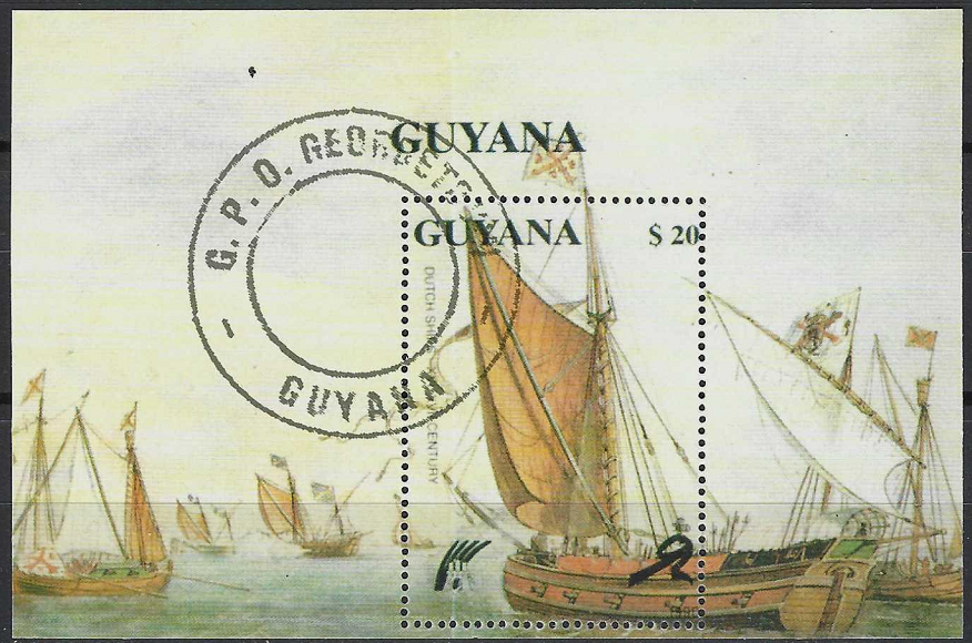 Pašto blokas, Gajana. Laivai