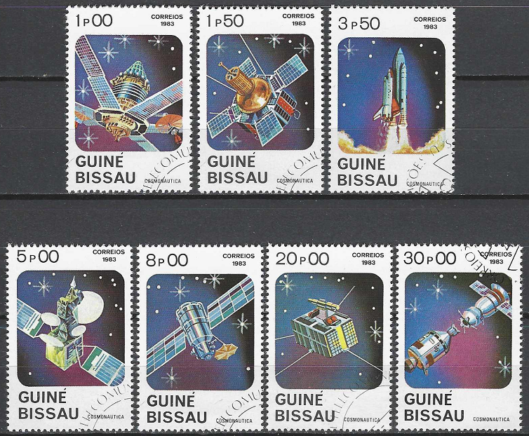 Pašto ženklai, Gvinėja Bisau. Kosmonautikos diena