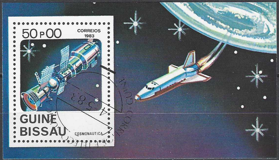 Pašto ženklai, Gvinėja Bisau. Kosmonautikos diena