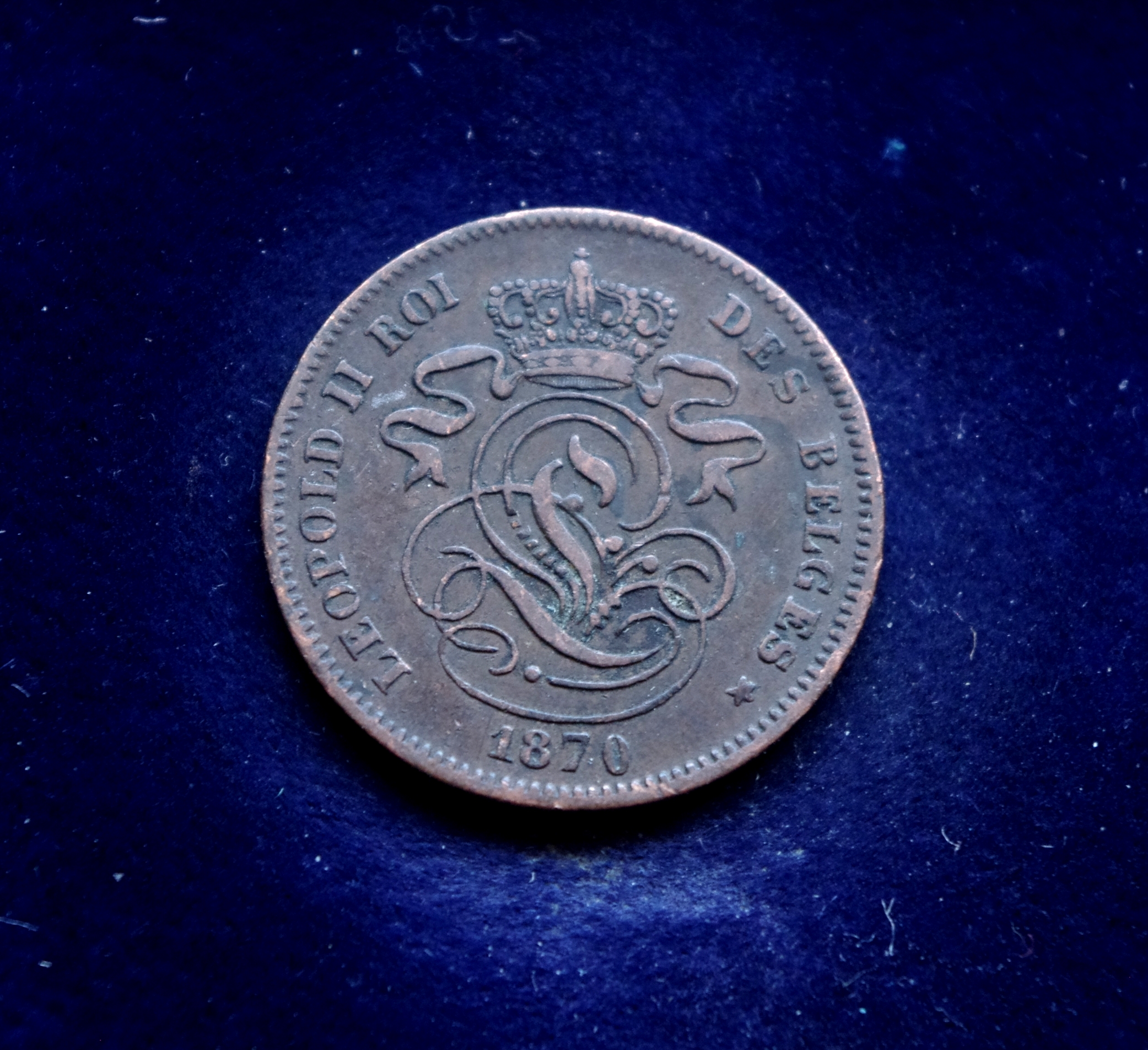 Belgijos 2 centų moneta