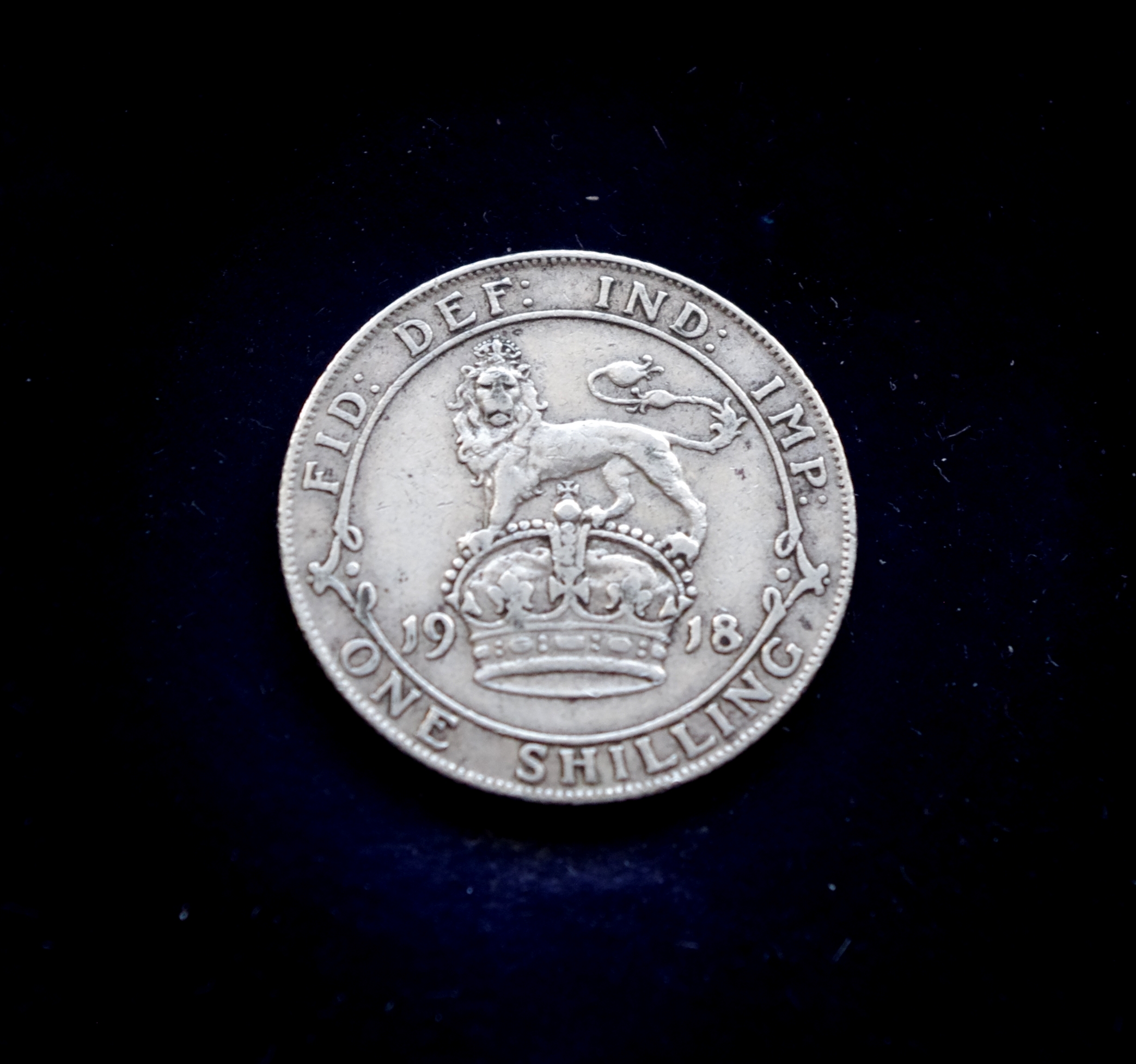 Jungtinės Karalystės 1 šilingo sidabrinė moneta
