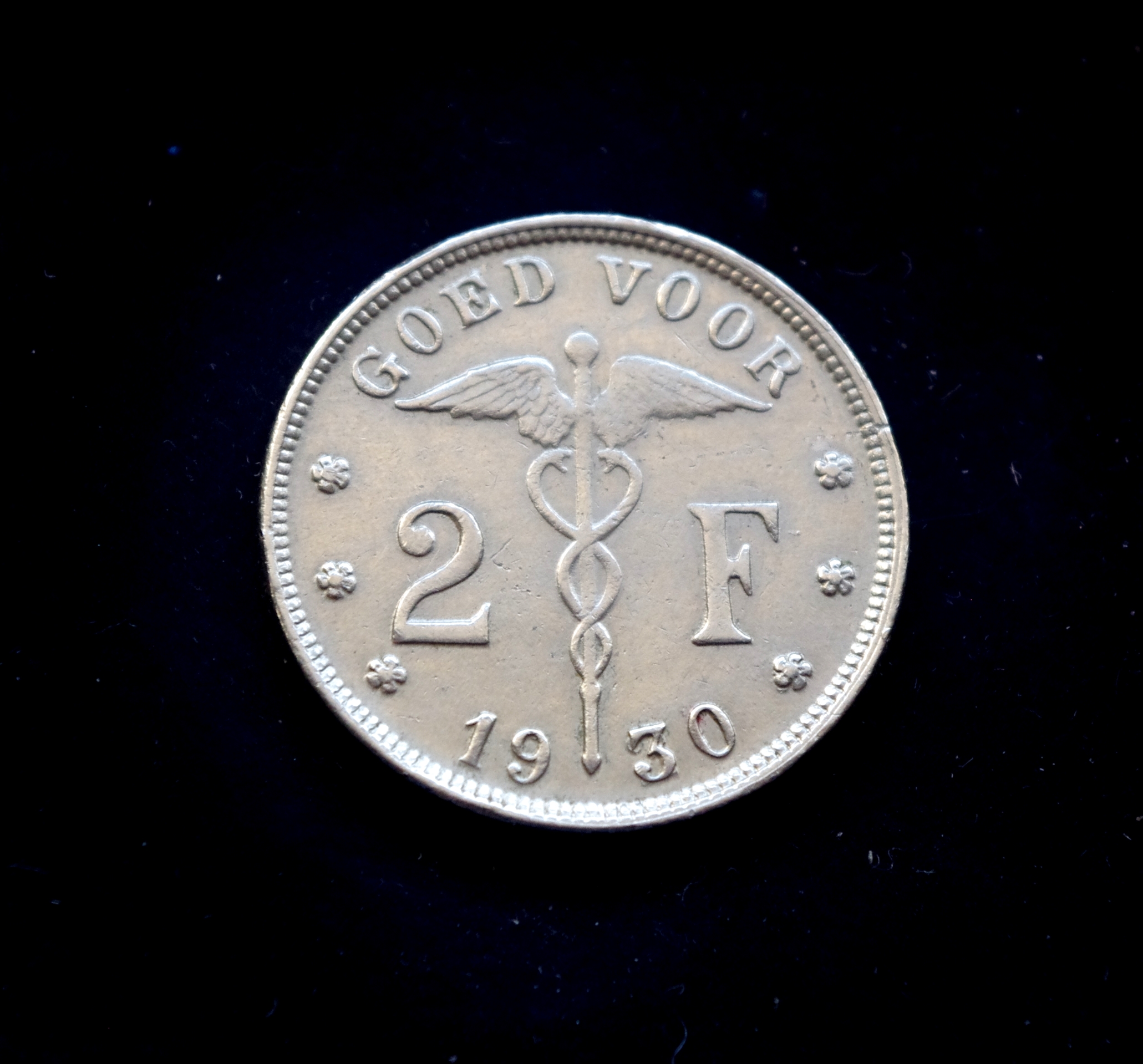 Belgijos 2 frankų moneta