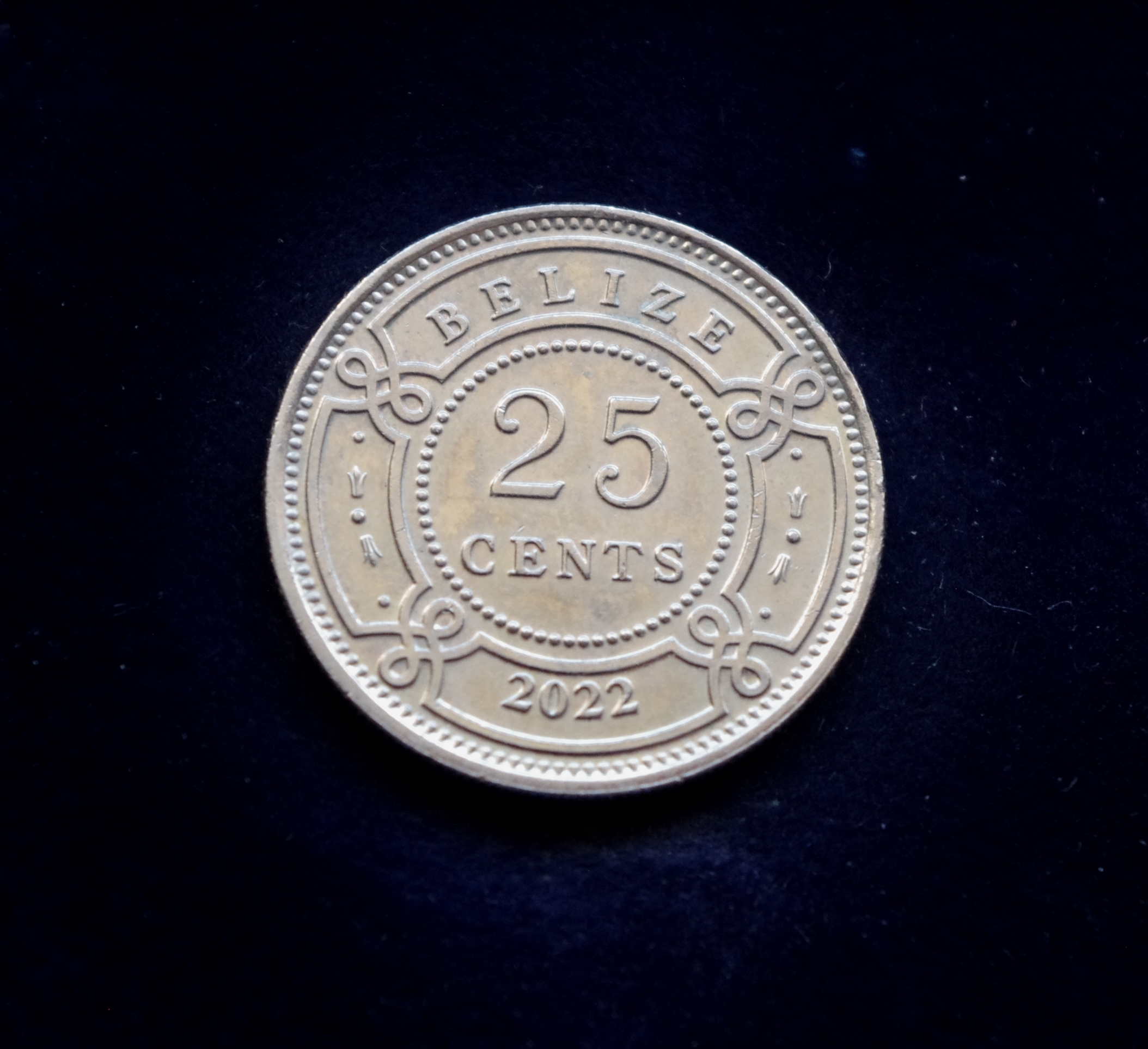 Belizo 25 centų moneta