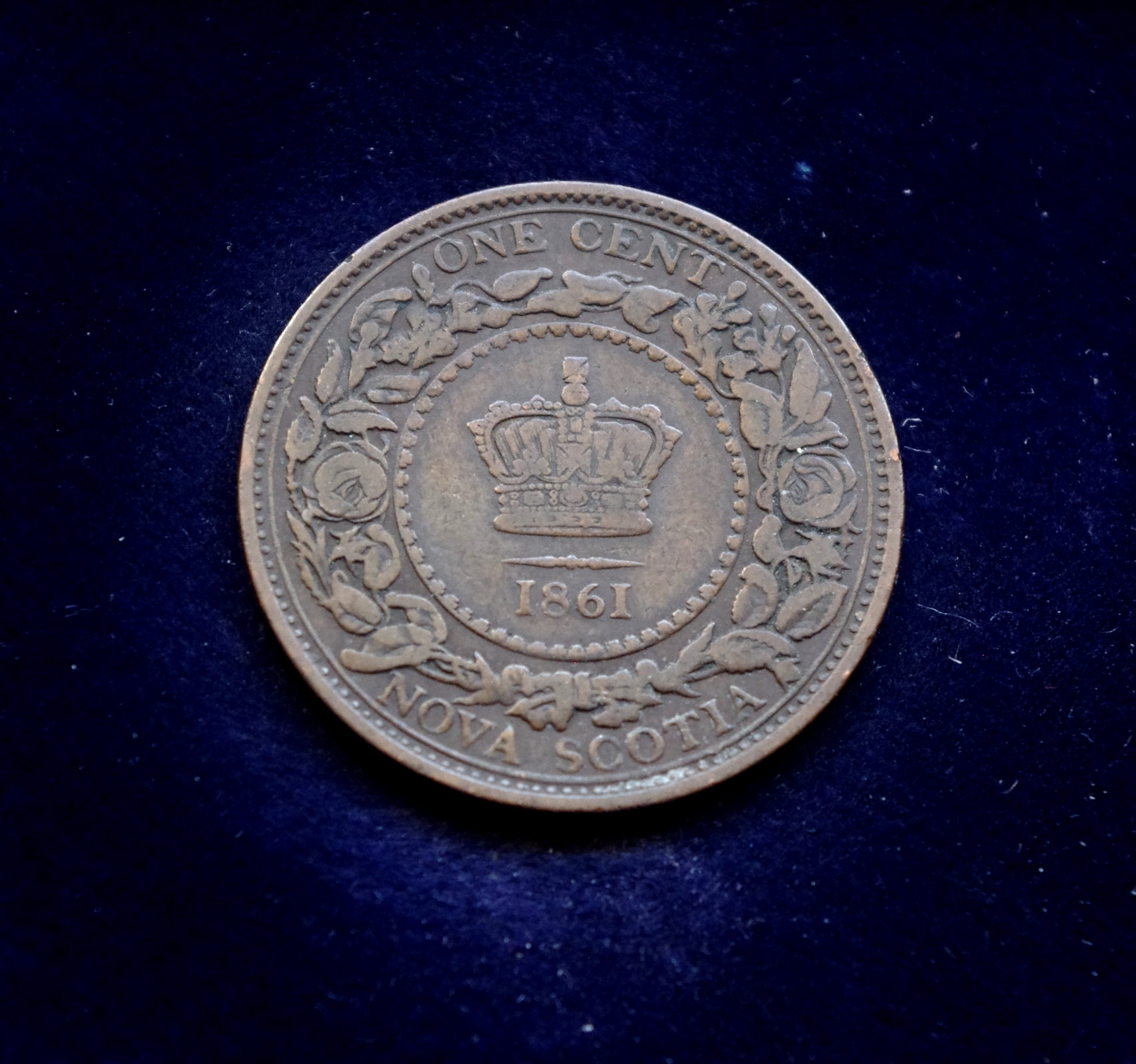 Kanados provincijos, Naujosios Škotijos 1 cento moneta