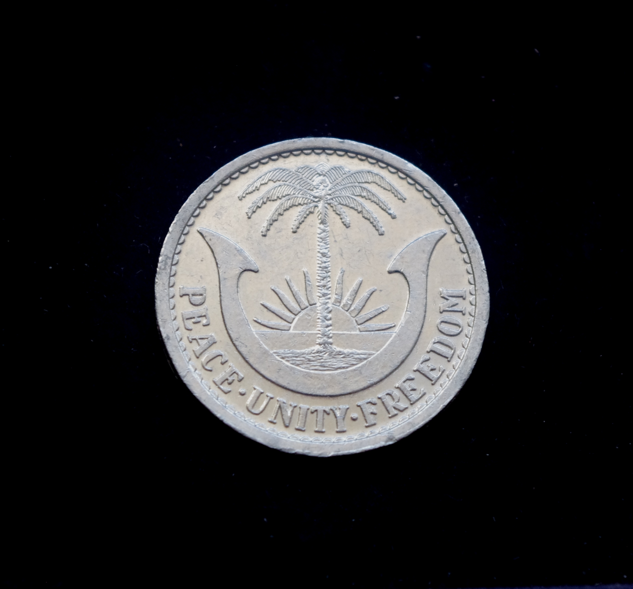 Biafros Respublikos, trumpai egzistavusios Nigerijos pietryčiuose, 1 šilingo moneta