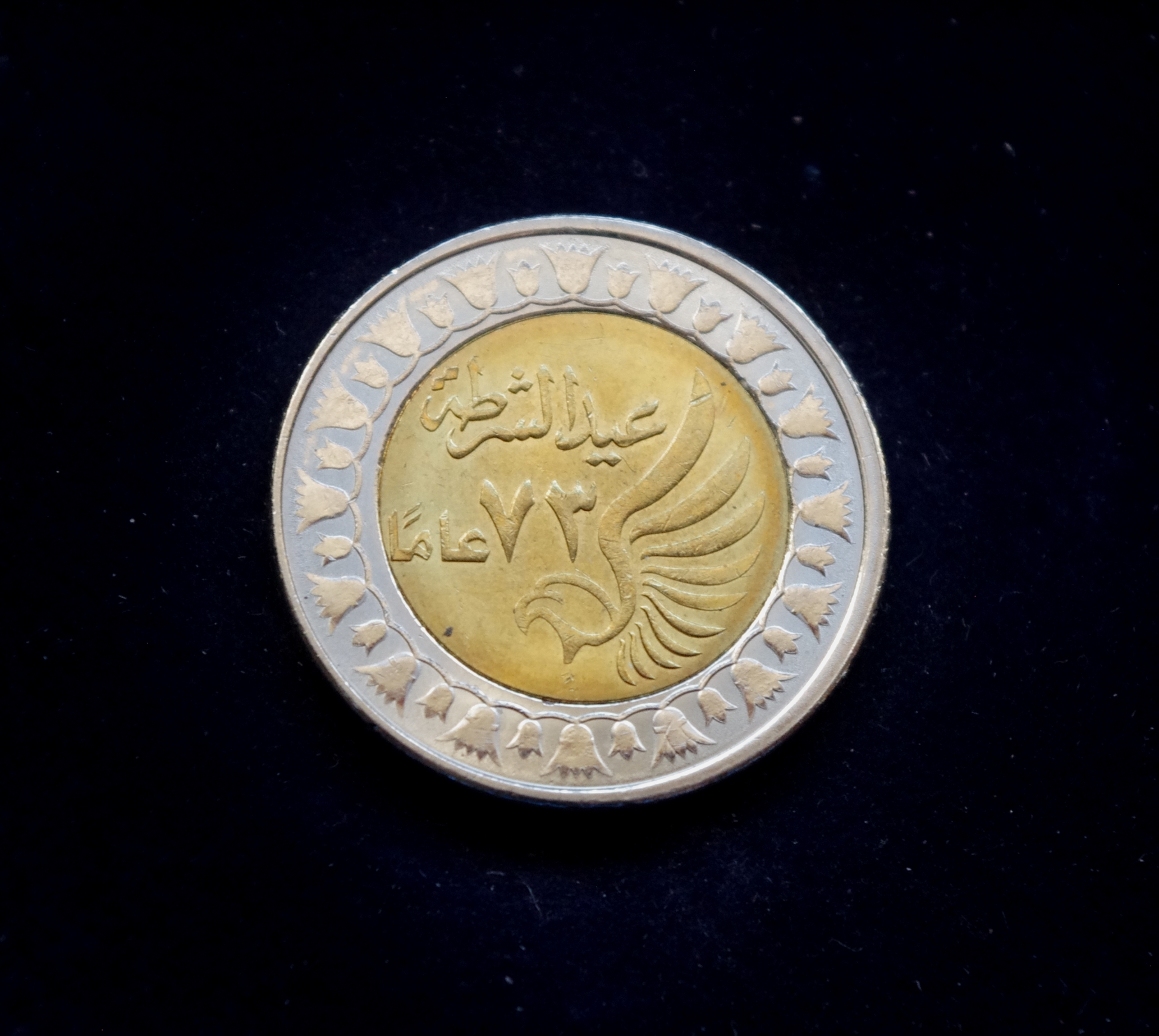 Egipto 1 svaro proginė moneta. 73-osios Policijos dienos metinės