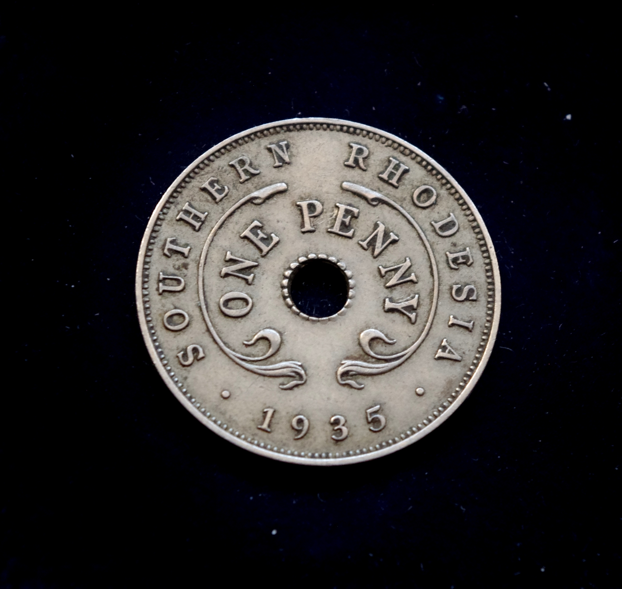 Pietų Rodezijos 1 penso moneta