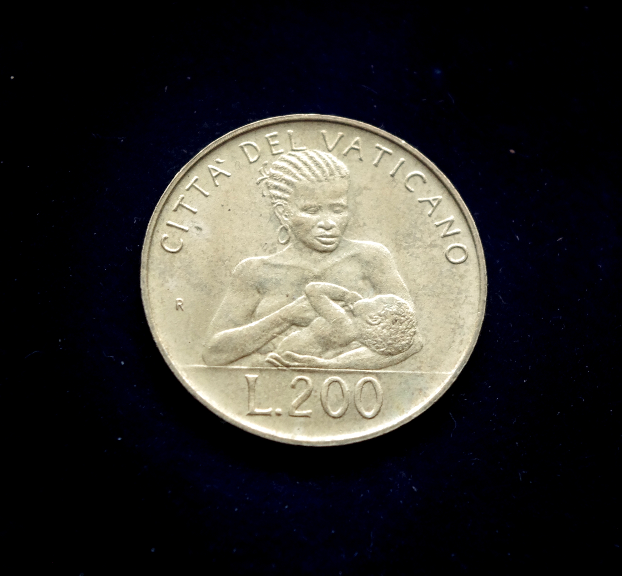 Vatikano 200 lirų moneta