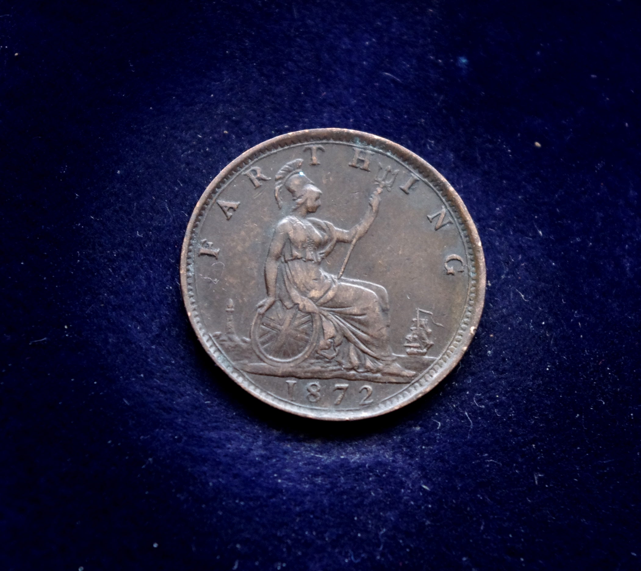 Jungtinės Karalystės 1 fartingo moneta