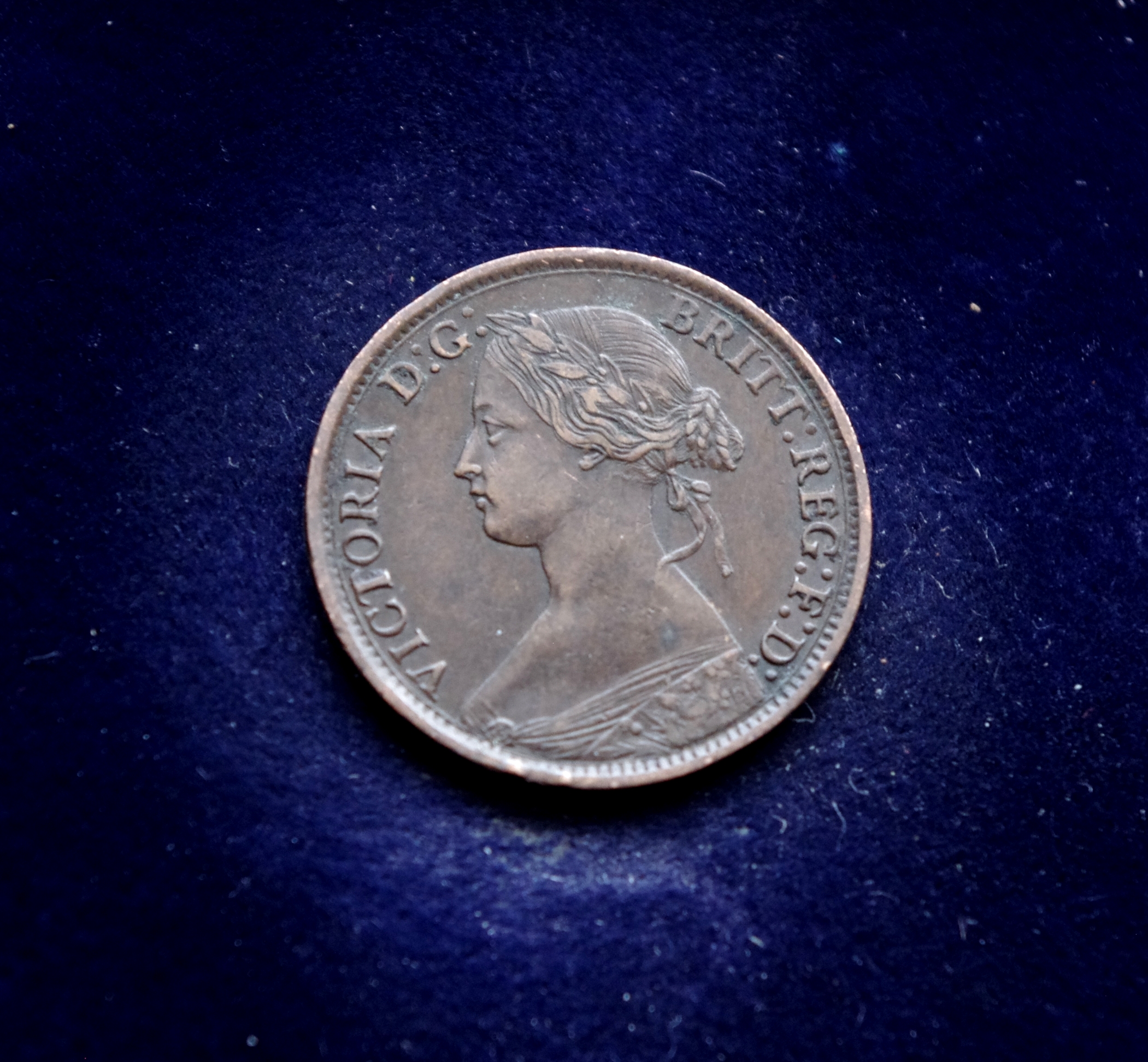 Jungtinės Karalystės 1 fartingo moneta