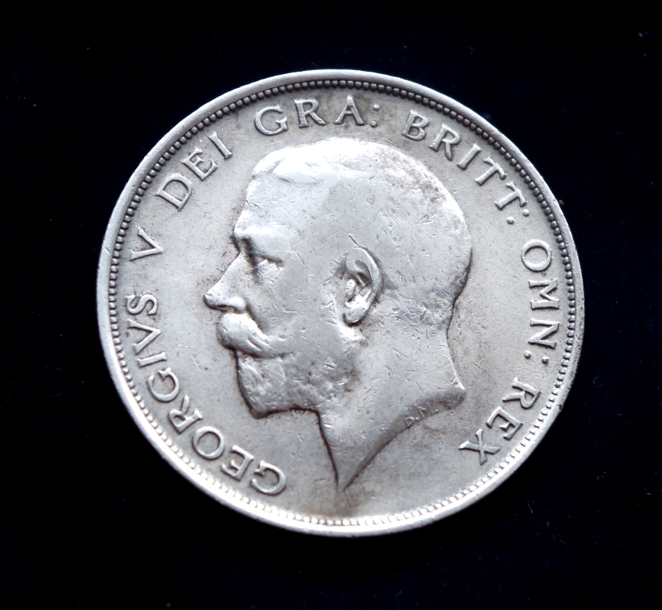 Jungtinės Karalystės 1/2 kronos sidabrinė moneta