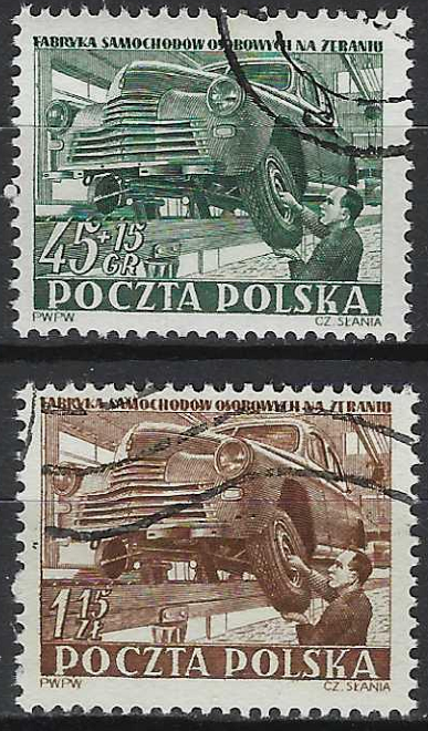 Pašto ženklai, Lenkija. Automobilių gamykla Zeran, Varšuvoje