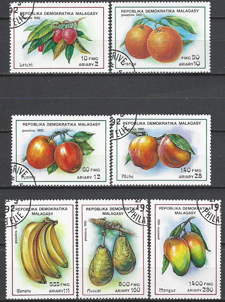 Pašto ženklai, Madagaskaras. Vaisiai