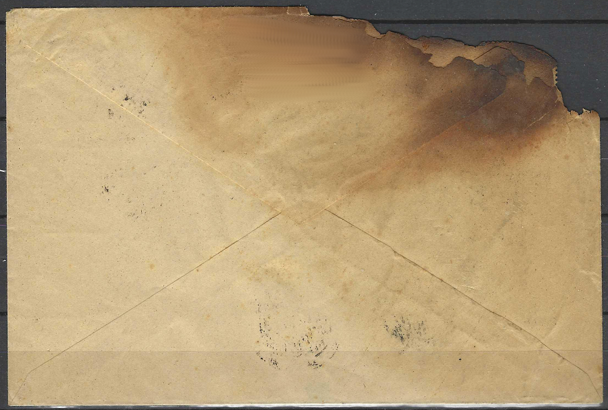 Vokietijos okupuotos Lietuvos vokas su Ostland pašto ženklais MiNr 1-18, antspauduotas Zarasų pašte