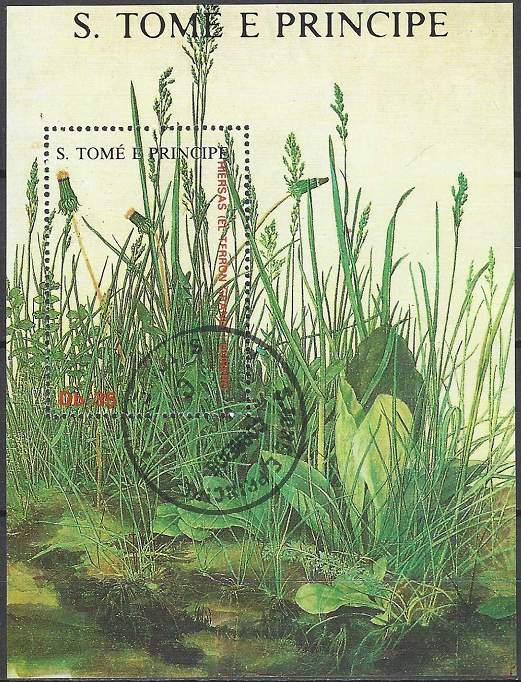 Pašto blokas, San Tomė ir Prinsipė. Gydomieji augalai
