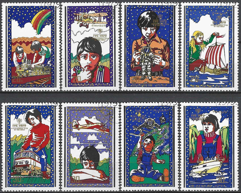 Pašto ženklai, Šiaurės Korėja. Tarptautiniai vaikų metai