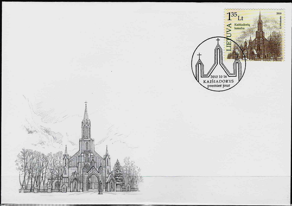 Pirmos dienos vokas, Lietuva. Lietuvos bažnyčios: Kaišiadorių katedra
