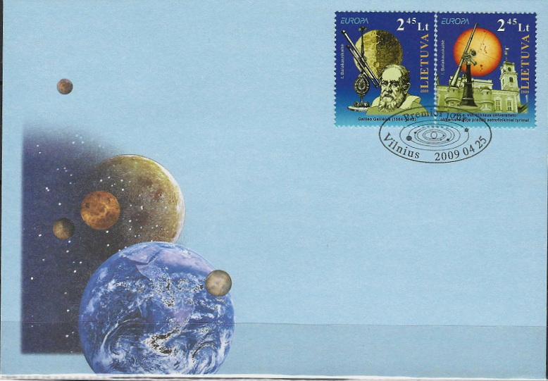 Pirmos dienos vokas. EUROPA. Astronomija