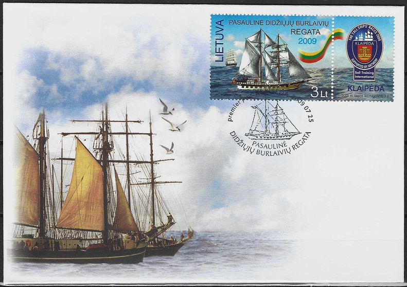 Pirmos dienos vokas. 2009 m. Pasaulinė didžiųjų burlaivių regata