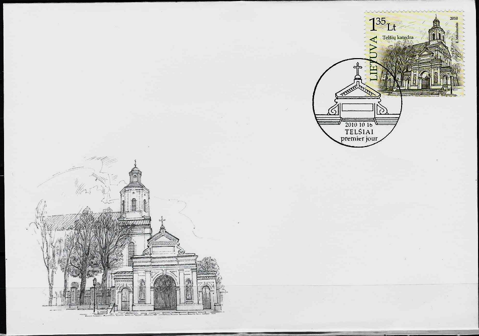 Pirmos dienos vokas, Lietuva. Lietuvos bažnyčios: Telšių katedra