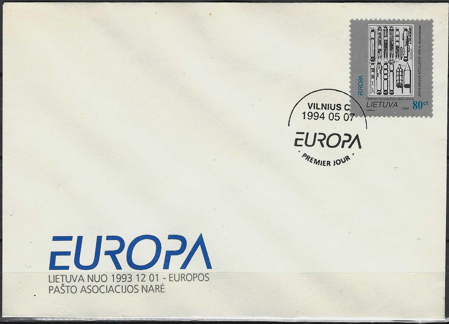 Pirmos dienos vokas, Lietuva. Europa. Atradimai: Kazimiero Simonavičiaus raketos XVII a.