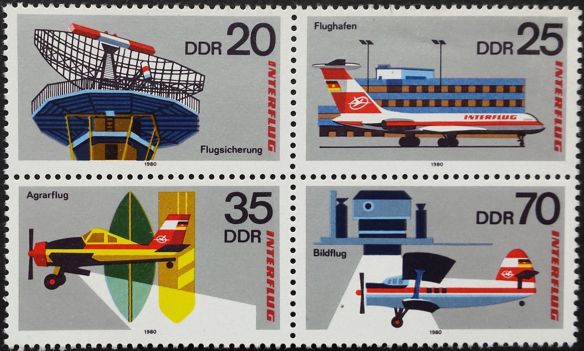 25 m. Interflugui (Interflug GmbH - nacionalinė VDR oro linija nuo 1963 iki 1990 m.)