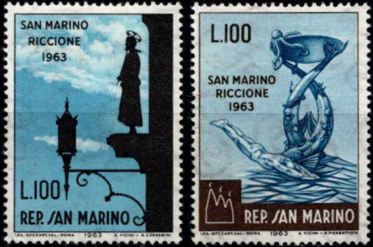 13-oji Pašto ženklų paroda, San Marinas/Ričionė