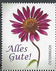 pašto ženklas, Austrija. Pasveikinimo pašto ženklas