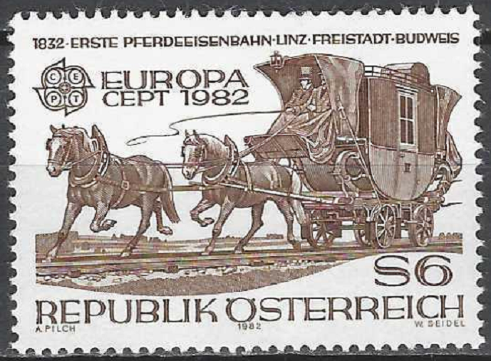 pašto ženklas, Austrija. Europa CEPT serija: istoriniai įvykiai